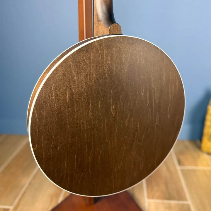 Custom Deering Sierra 19-Fret Tenor Banjo with Pre-War Flange & Fiberskyn Head Deering 4 String Banjos