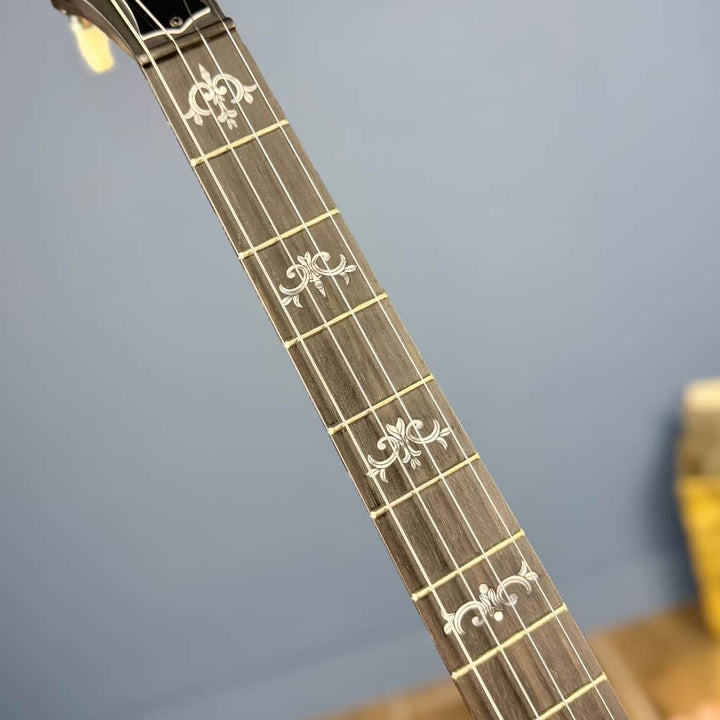 Custom Deering Sierra 19-Fret Tenor Banjo with Pre-War Flange & Fiberskyn Head Deering 4 String Banjos