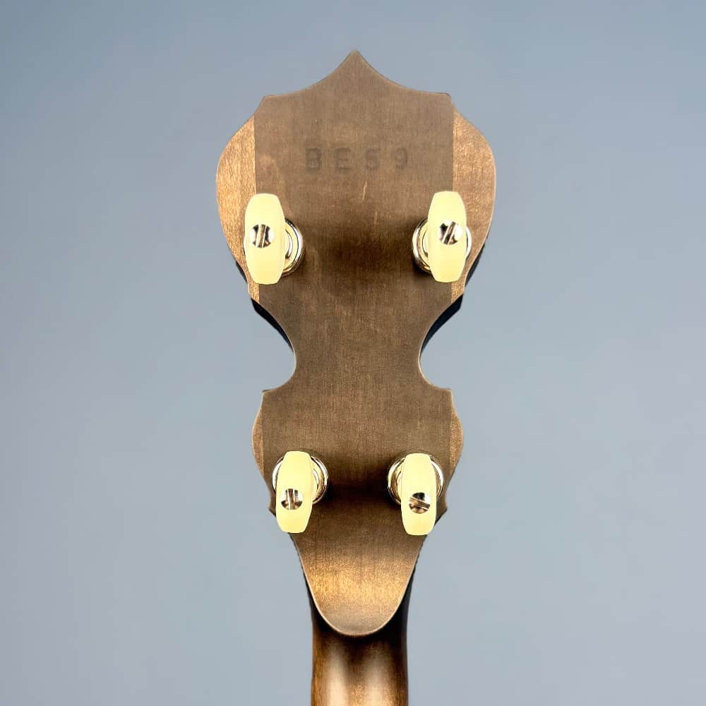 Custom Deering Sierra 19-Fret Tenor Banjo with Pre-War Flange & Fiberskyn Head Deering 4 String Banjos
