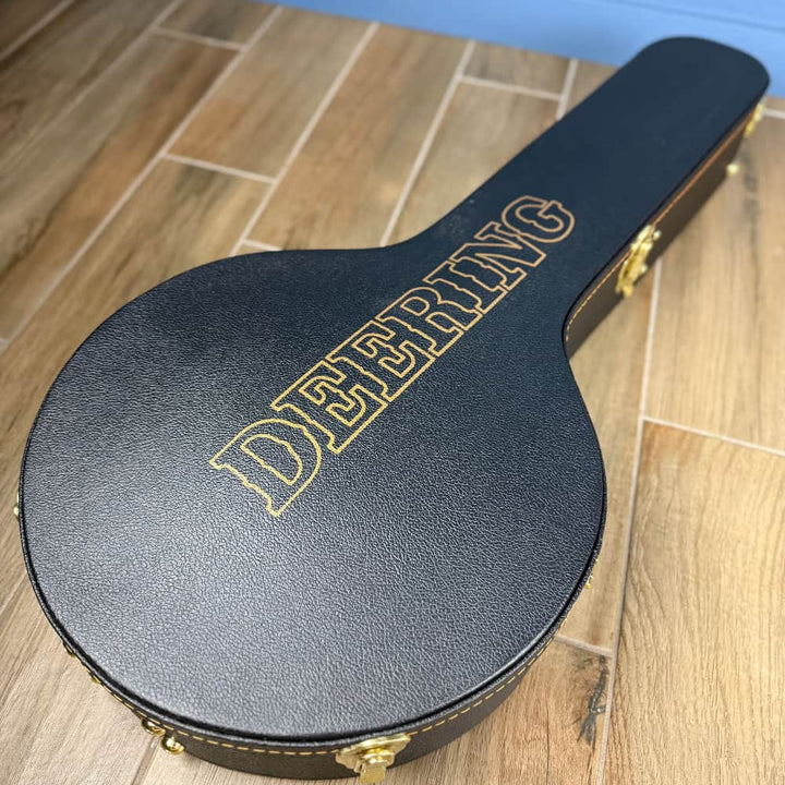Custom Deering Sierra 19-Fret Tenor Banjo with Pre-War Flange & Fiberskyn Head Deering 4 String Banjos