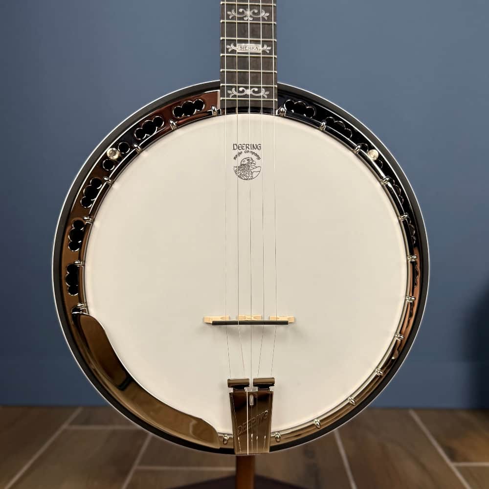 Custom Deering Sierra Maple 5-String Banjo Dark Eagle II Stain Deering 5 String Banjos