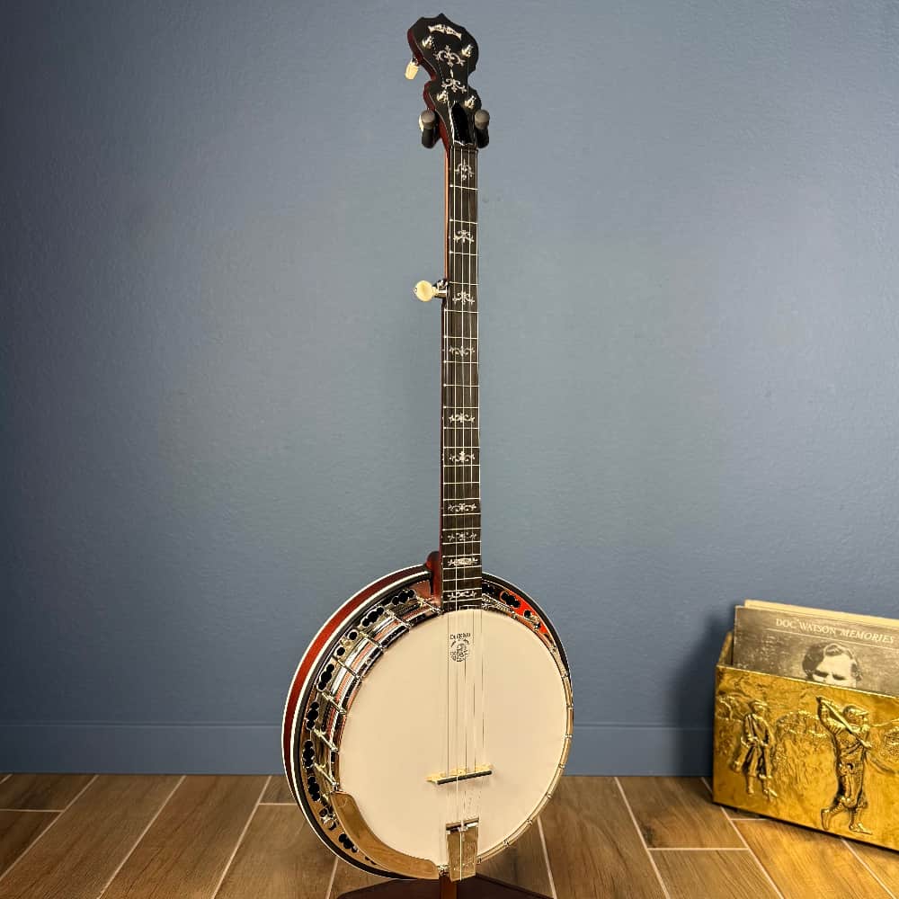 Custom Deering Sierra Maple 5-String Banjo Dark Eagle II Stain Deering 5 String Banjos