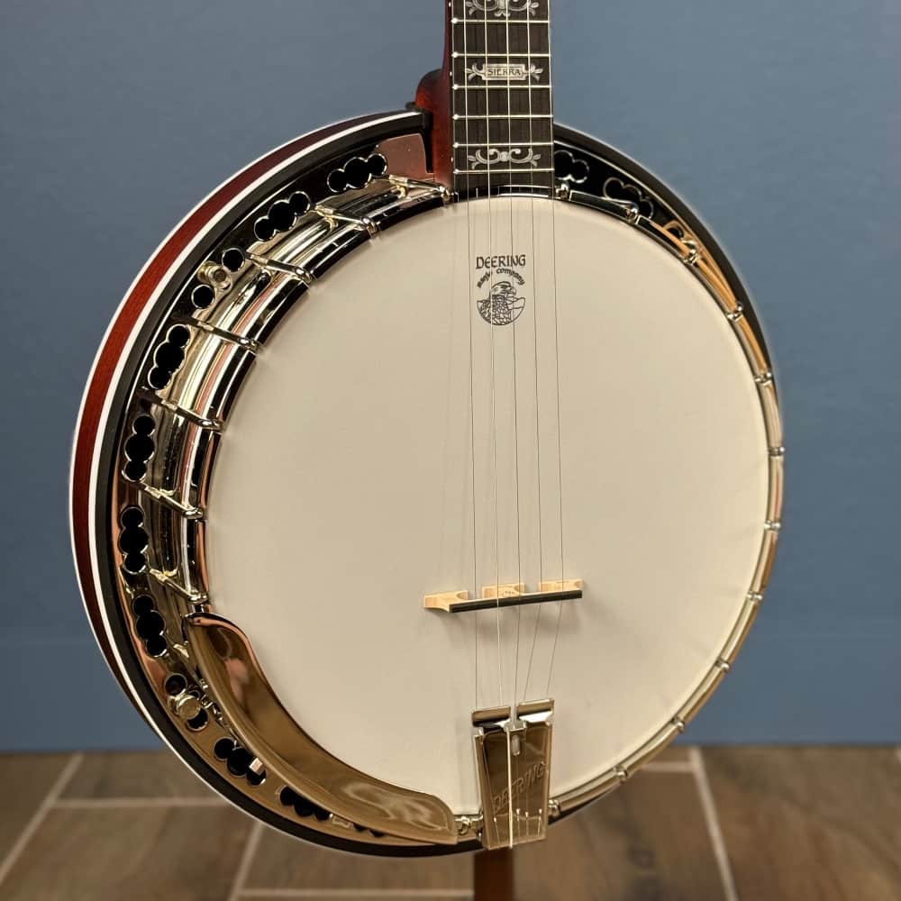Custom Deering Sierra Maple 5-String Banjo Dark Eagle II Stain Deering 5 String Banjos