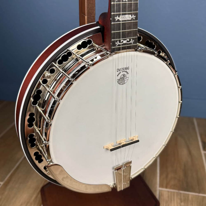 Custom Deering Sierra Maple 5-String Banjo Dark Eagle II Stain Deering 5 String Banjos