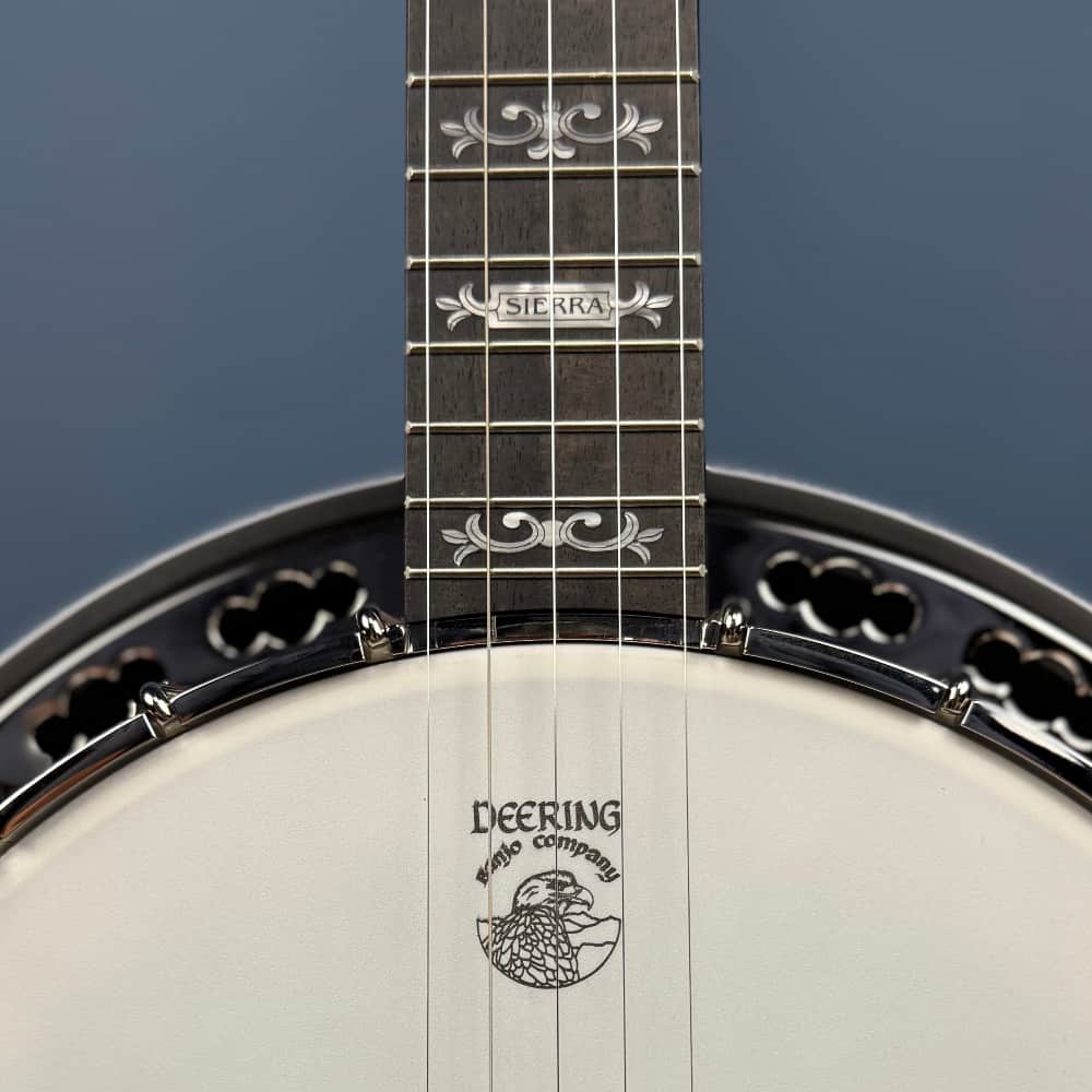 Custom Deering Sierra Maple 5-String Banjo Dark Eagle II Stain Deering 5 String Banjos