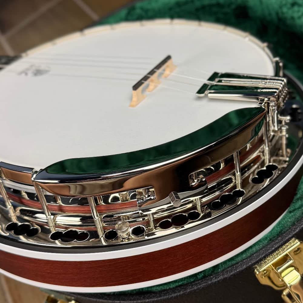 Custom Deering Sierra Maple 5-String Banjo Dark Eagle II Stain Deering 5 String Banjos