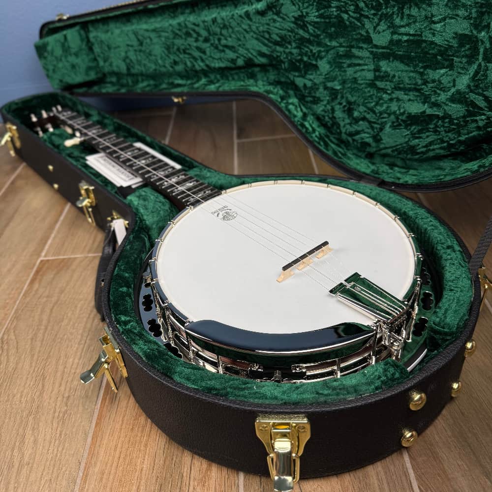 Custom Deering Sierra Maple 5-String Banjo Dark Eagle II Stain Deering 5 String Banjos