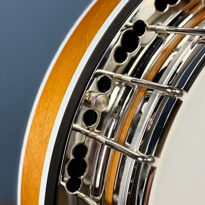 Custom Deering Sierra Maple 5-String Banjo - Linseed Oil Finish, Radius Fingerboard and Honey Amber Stain Deering 5 String Banjos