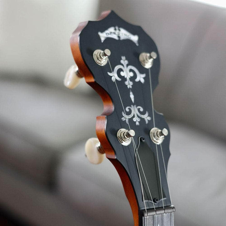 Custom Deering Sierra Maple 5-String Banjo with Linseed Oil Finish and Honey Amber Stain Deering 5 String Banjos