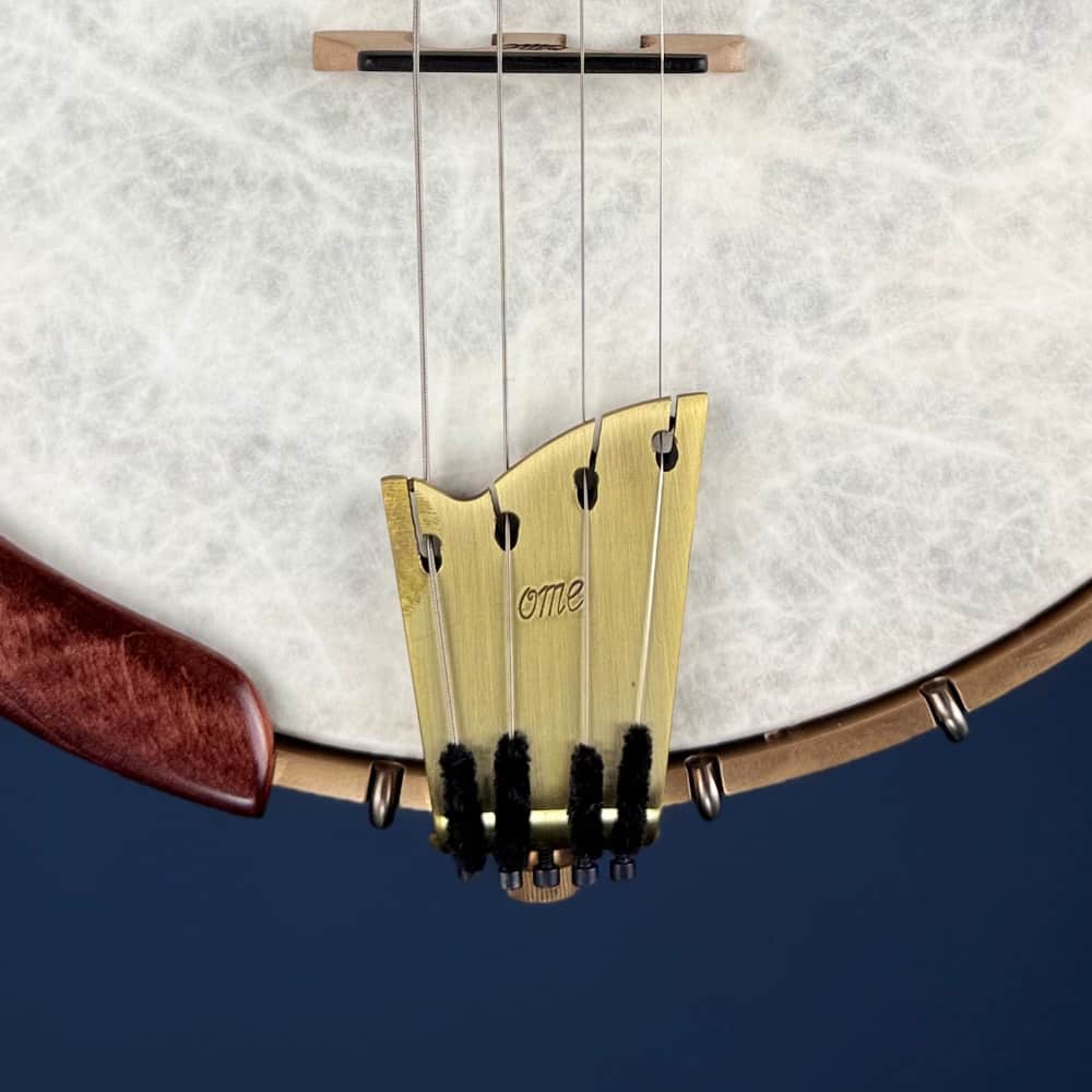 Custom Ome 11" 19-Fret Tenor Curly Maple Open Back Banjo Ome Banjos 4 String Banjos