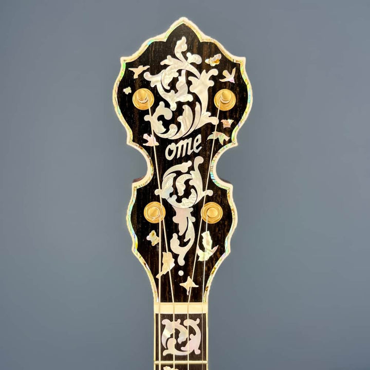 Custom Ome 11" 19-Fret Tenor Curly Maple Open Back Banjo Ome Banjos 4 String Banjos