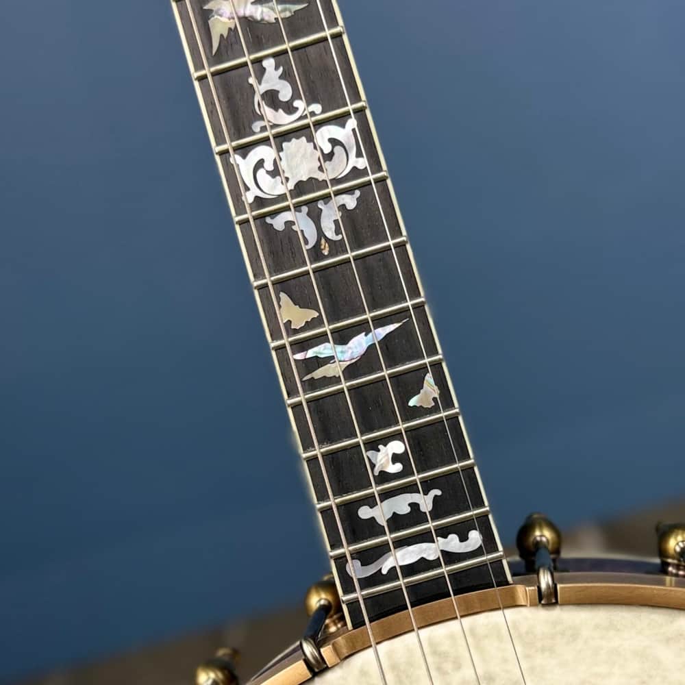 Custom Ome 11" 19-Fret Tenor Curly Maple Open Back Banjo Ome Banjos 4 String Banjos