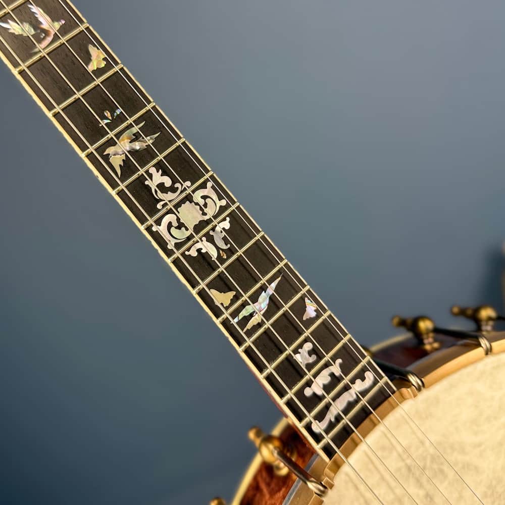 Custom Ome 11" 19-Fret Tenor Curly Maple Open Back Banjo Ome Banjos 4 String Banjos