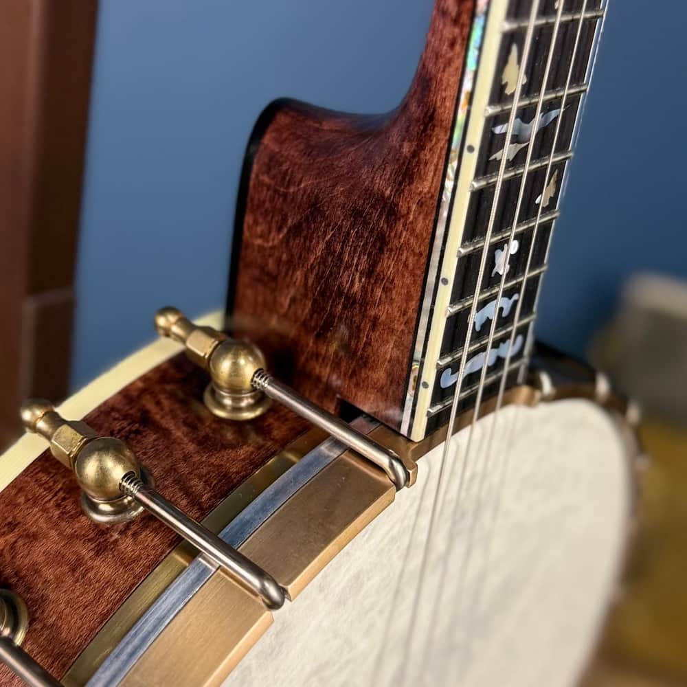 Custom Ome 11" 19-Fret Tenor Curly Maple Open Back Banjo Ome Banjos 4 String Banjos