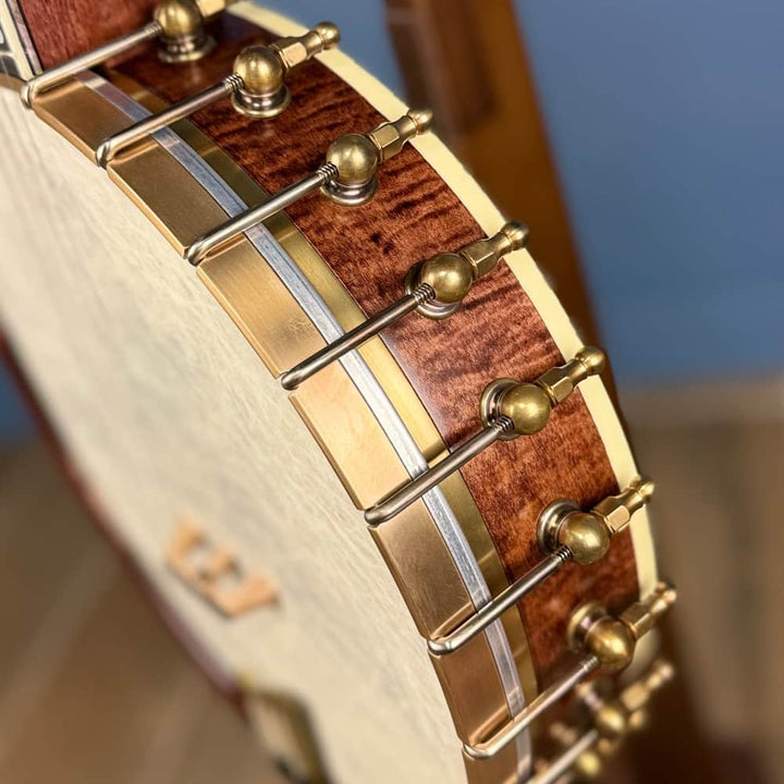 Custom Ome 11" 19-Fret Tenor Curly Maple Open Back Banjo Ome Banjos 4 String Banjos