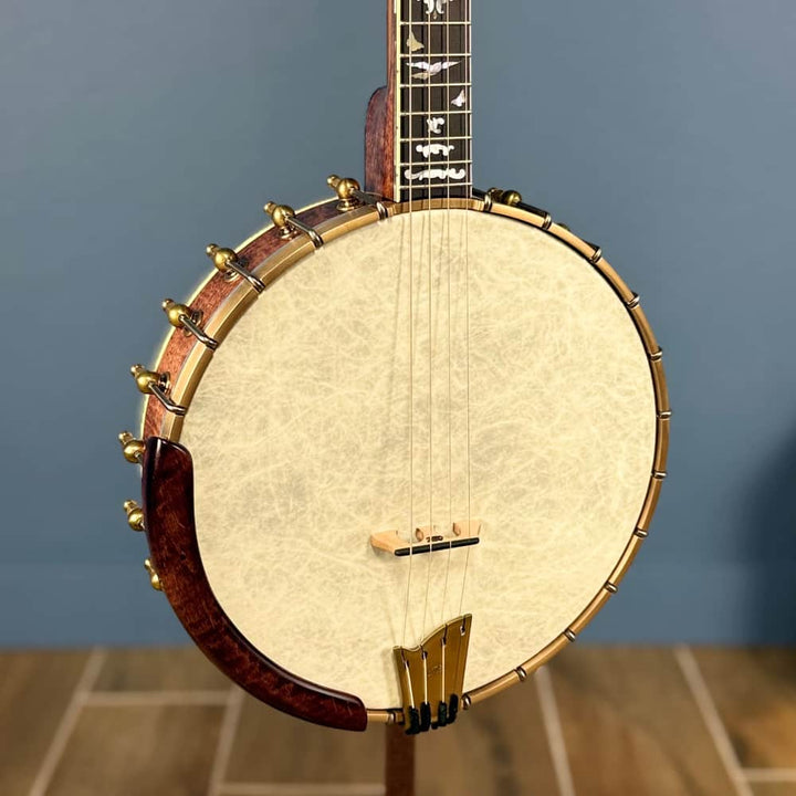 Custom Ome 11" 19-Fret Tenor Curly Maple Open Back Banjo Ome Banjos 4 String Banjos