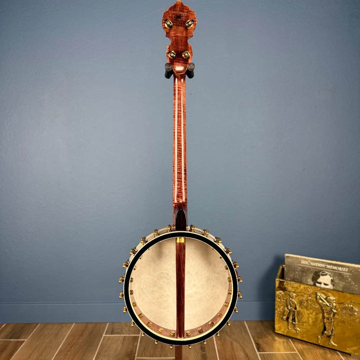 Custom Ome 11" 19-Fret Tenor Curly Maple Open Back Banjo Ome Banjos 4 String Banjos