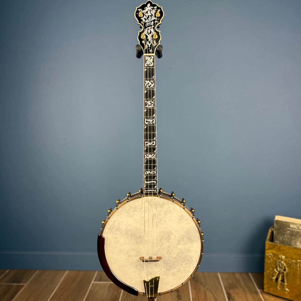 Custom Ome 11" 19-Fret Tenor Walnut Open Back Banjo Ome Banjos 4 String Banjos