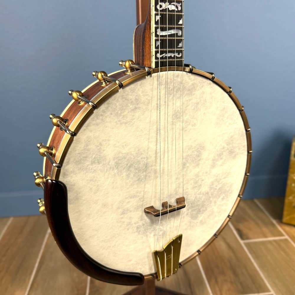Custom Ome 11" 19-Fret Tenor Walnut Open Back Banjo Ome Banjos 4 String Banjos