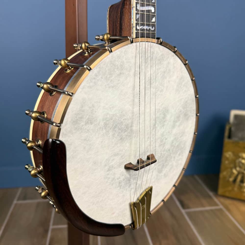 Custom Ome 11" 19-Fret Tenor Walnut Open Back Banjo Ome Banjos 4 String Banjos