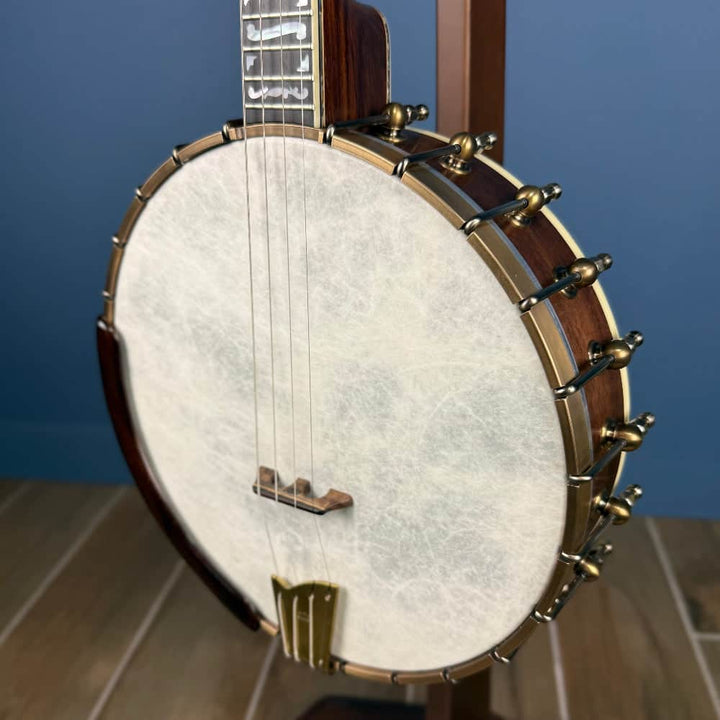 Custom Ome 11" 19-Fret Tenor Walnut Open Back Banjo Ome Banjos 4 String Banjos