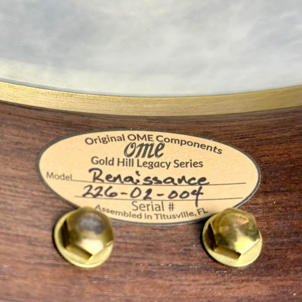 Custom Ome 11" 19-Fret Tenor Walnut Open Back Banjo Ome Banjos 4 String Banjos