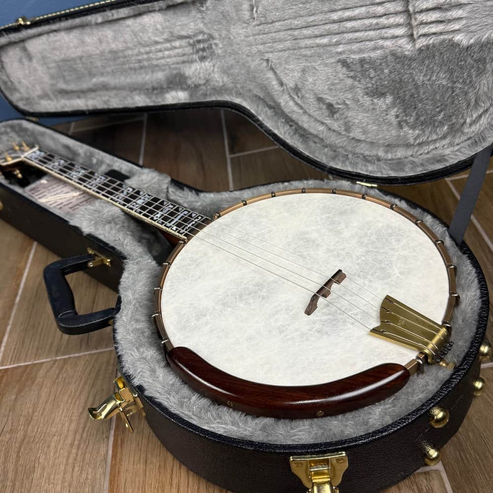 Custom Ome 11" 19-Fret Tenor Walnut Open Back Banjo Ome Banjos 4 String Banjos