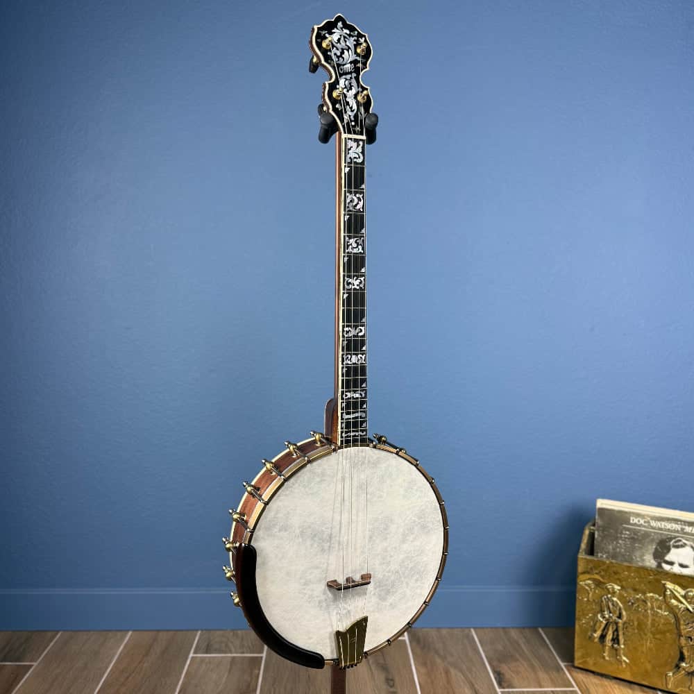 Custom Ome 11" 19-Fret Tenor Walnut Open Back Banjo Ome Banjos 4 String Banjos