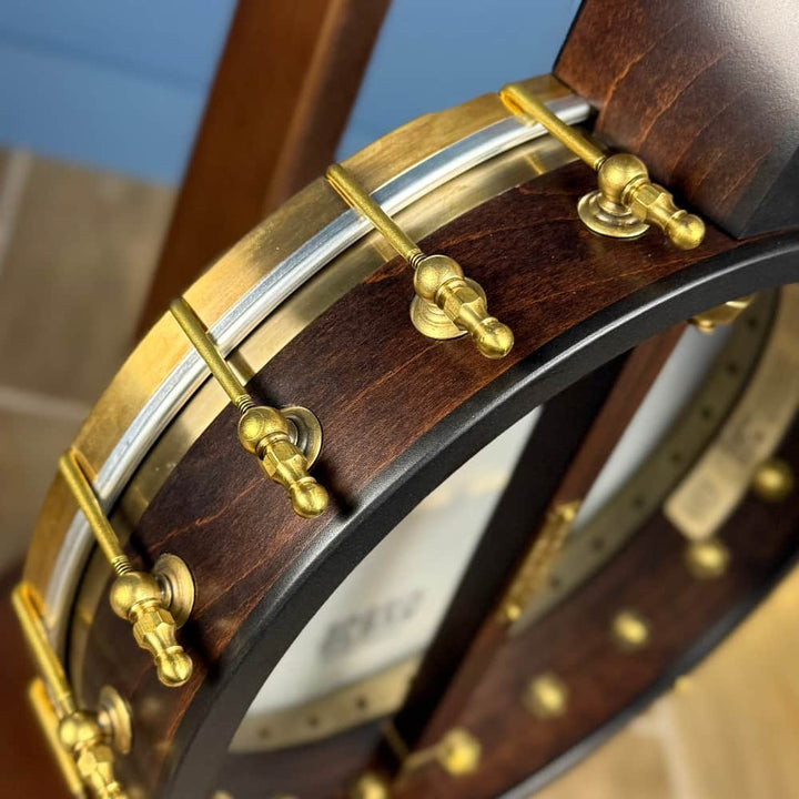 Custom Pisgah 11" Tubaphone Tone Ring 5 String Banjo w/ Maple armrest Pisgah 5 String Banjos