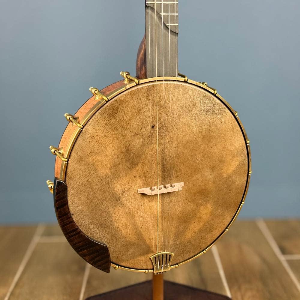 Custom Pisgah 12" Tubaphone Tone Ring 5 String Banjo w/ Goat Skin Head Maple Armrest Pisgah 5 String Banjos