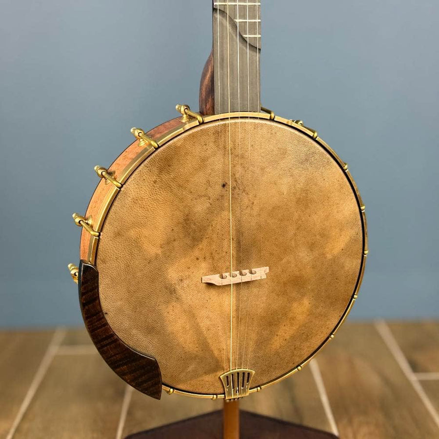 Custom Pisgah 12" Tubaphone Tone Ring 5 String Banjo w/ Goat Skin Head Maple Armrest Pisgah 5 String Banjos
