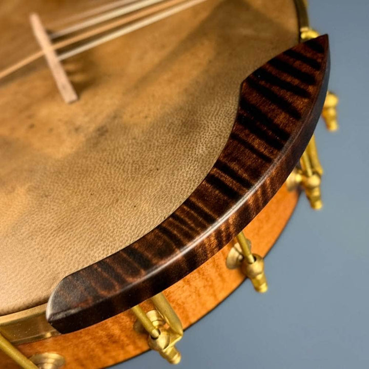 Custom Pisgah 12" Tubaphone Tone Ring 5 String Banjo w/ Goat Skin Head Maple Armrest Pisgah 5 String Banjos