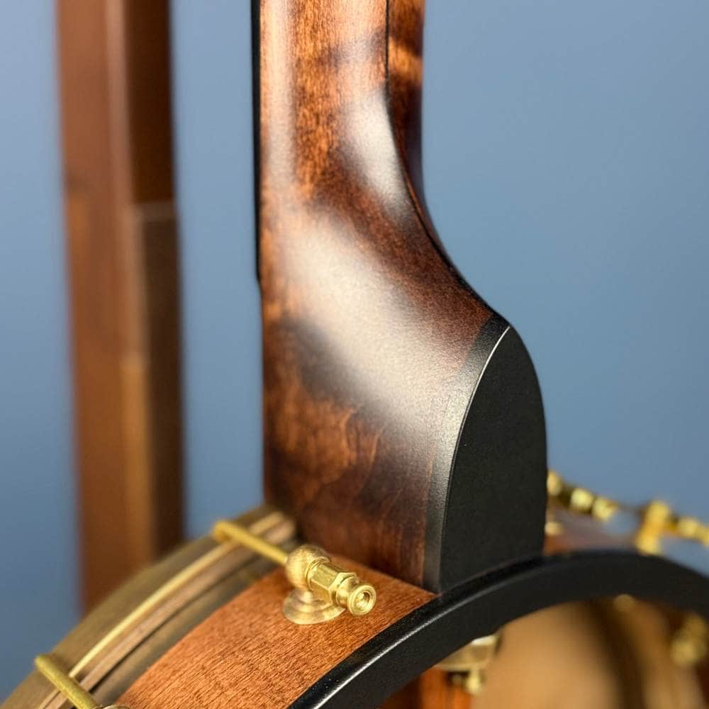 Custom Pisgah 12" Tubaphone Tone Ring 5 String Banjo w/ Goat Skin Head Maple Armrest Pisgah 5 String Banjos
