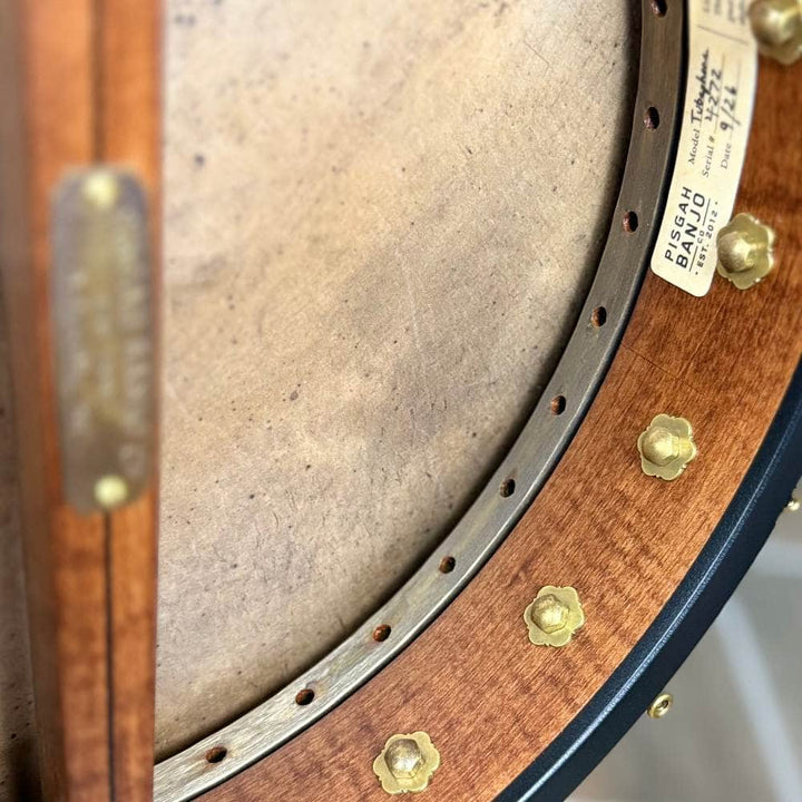 Custom Pisgah 12" Tubaphone Tone Ring 5 String Banjo w/ Goat Skin Head Maple Armrest Pisgah 5 String Banjos
