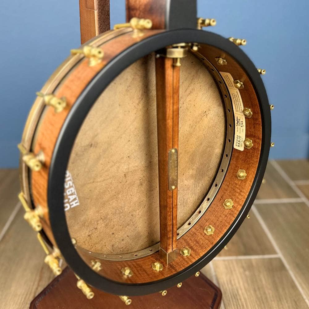 Custom Pisgah 12" Tubaphone Tone Ring 5 String Banjo w/ Goat Skin Head Maple Armrest Pisgah 5 String Banjos
