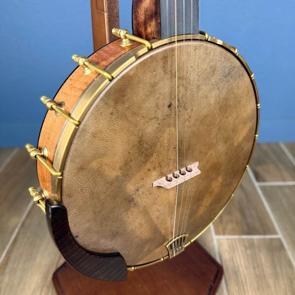 Custom Pisgah 12" Tubaphone Tone Ring 5 String Banjo w/ Goat Skin Head Maple Armrest Pisgah 5 String Banjos