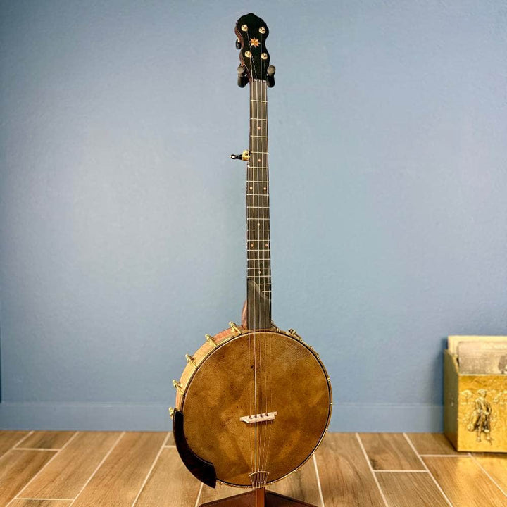 Custom Pisgah 12" Tubaphone Tone Ring 5 String Banjo w/ Goat Skin Head Maple Armrest Pisgah 5 String Banjos