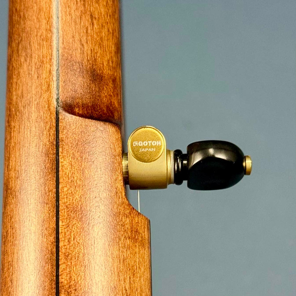 Custom Pisgah 12" Tubaphone Tone Ring 5 String Banjo w/ Goat Skin Head Maple Armrest Pisgah 5 String Banjos