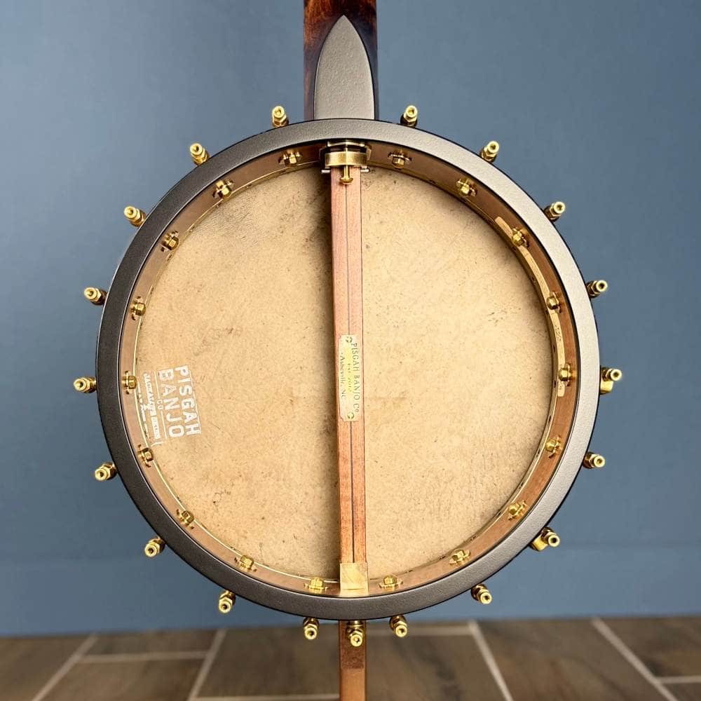 Custom Pisgah 12" Tubaphone Tone Ring 5 String Banjo w/ Goat Skin Head Maple Armrest Pisgah 5 String Banjos