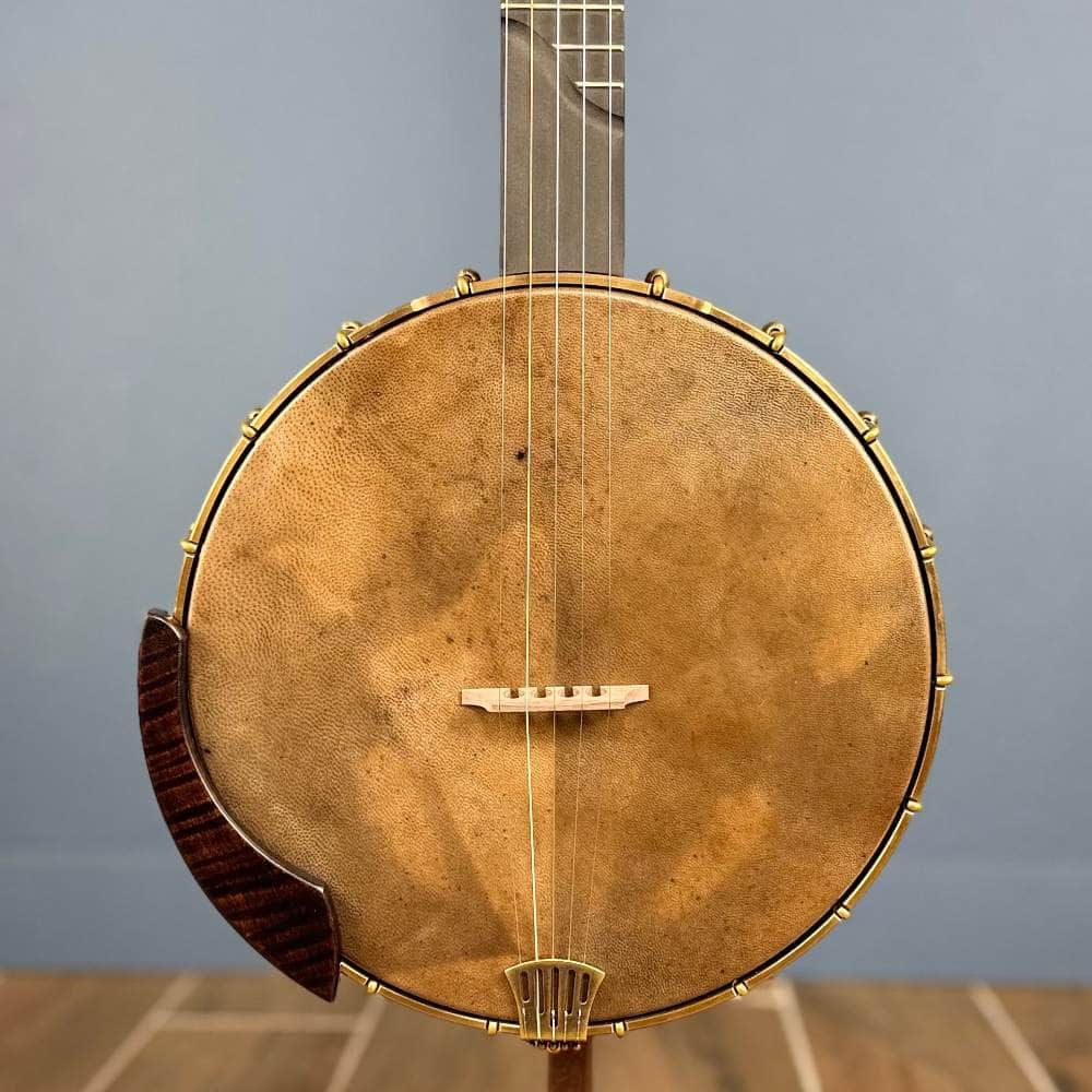 Custom Pisgah 12" Tubaphone Tone Ring 5 String Banjo w/ Goat Skin Head Maple Armrest Pisgah 5 String Banjos