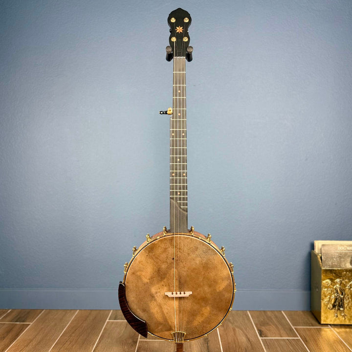 Custom Pisgah 12" Tubaphone Tone Ring 5 String Banjo w/ Goat Skin Head Maple Armrest Pisgah 5 String Banjos