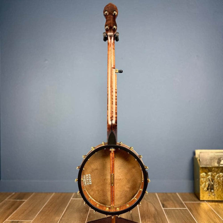 Custom Pisgah 12" Tubaphone Tone Ring 5 String Banjo w/ Goat Skin Head Maple Armrest Pisgah 5 String Banjos