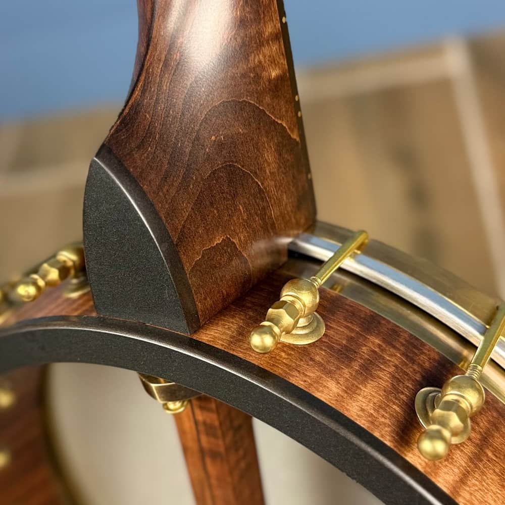 Custom Pisgah Tenor Laydie 19-Fret - 11" Curly Maple 4-String Electric Tone Ring Pisgah 4 String Banjos