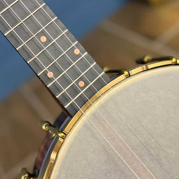 Custom Pisgah Tenor Laydie 19-Fret - 11" Curly Maple 4-String Electric Tone Ring Pisgah 4 String Banjos
