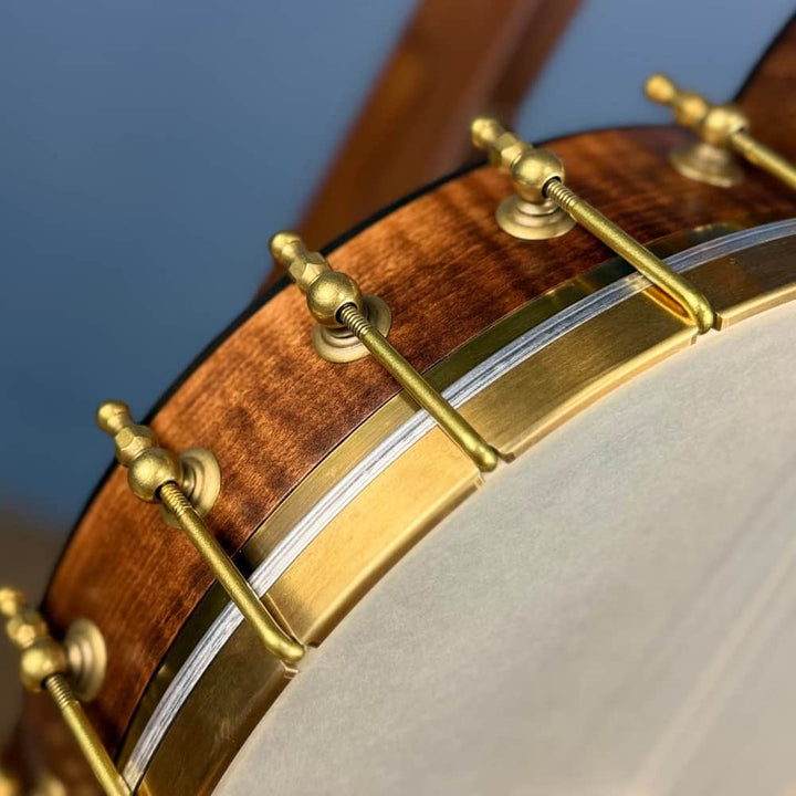 Custom Pisgah Tenor Laydie 19-Fret - 11" Curly Maple 4-String Electric Tone Ring Pisgah 4 String Banjos