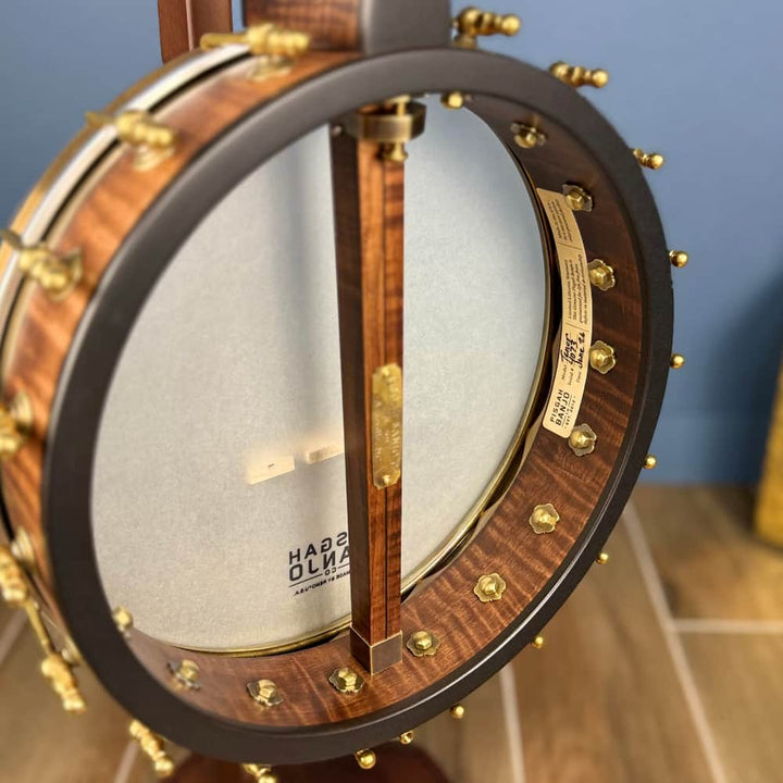 Custom Pisgah Tenor Laydie 19-Fret - 11" Curly Maple 4-String Electric Tone Ring Pisgah 4 String Banjos