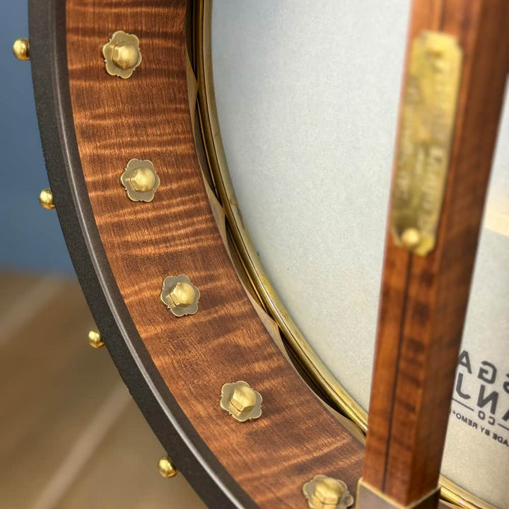 Custom Pisgah Tenor Laydie 19-Fret - 11" Curly Maple 4-String Electric Tone Ring Pisgah 4 String Banjos