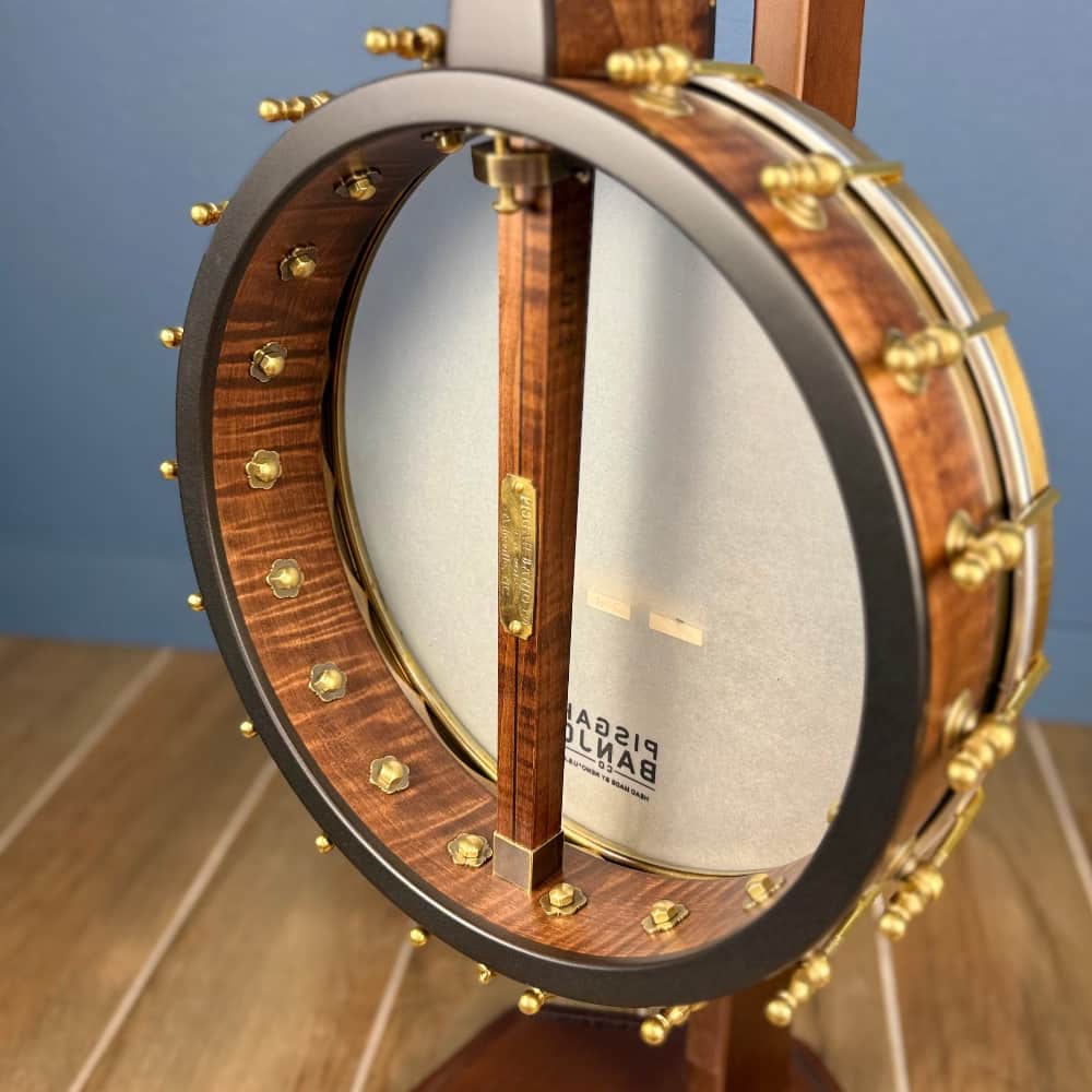 Custom Pisgah Tenor Laydie 19-Fret - 11" Curly Maple 4-String Electric Tone Ring Pisgah 4 String Banjos