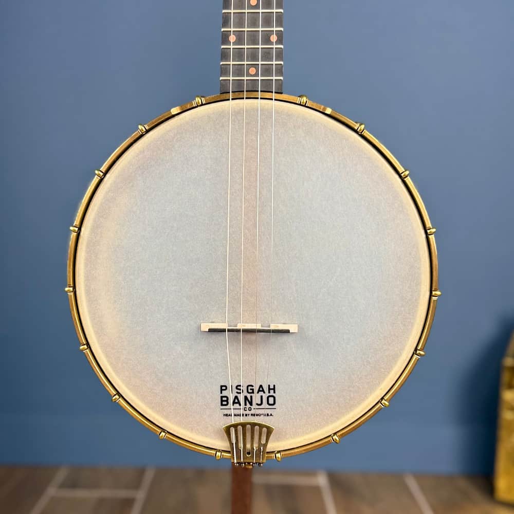 Custom Pisgah Tenor Laydie 19-Fret - 11" Curly Maple 4-String Electric Tone Ring Pisgah 4 String Banjos