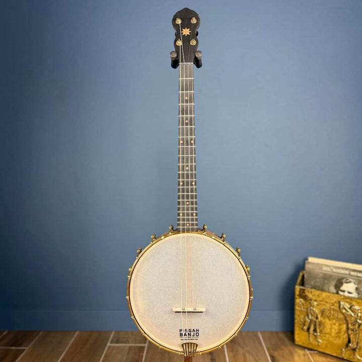 Custom Pisgah Tenor Laydie 19-Fret - 11" Curly Maple 4-String Electric Tone Ring Pisgah 4 String Banjos